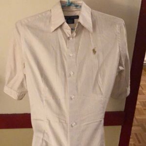 Short sleeve Ralph Lauren button down shirt